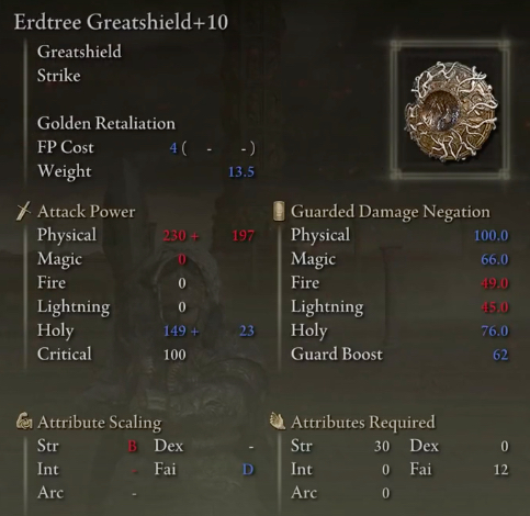 Elden Erdtree Greatshield