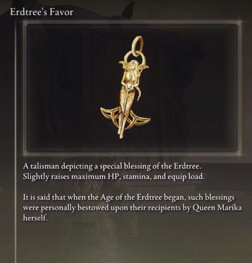 Elden Erdtree's Favor Talisman