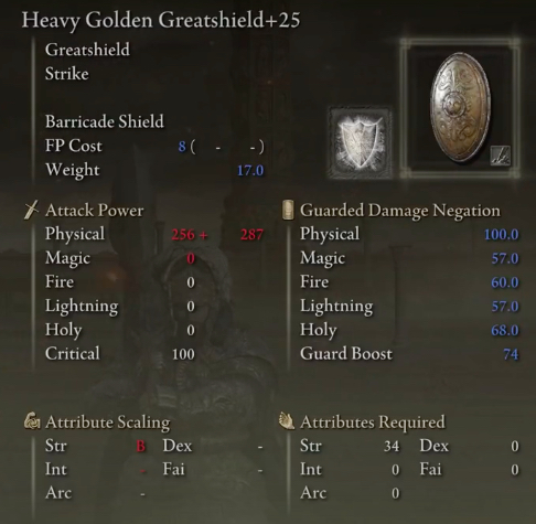 Elden Golden Greatshield