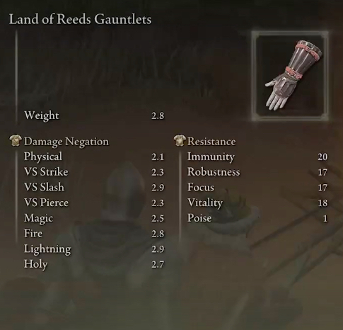 Elden Land of Reeds Gauntlets