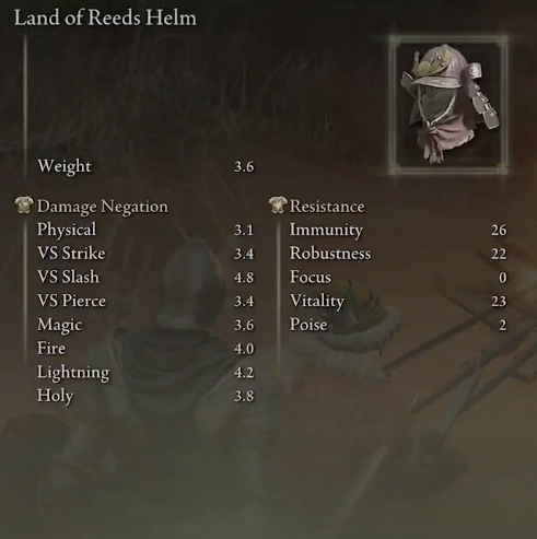 Elden Land of Reeds Helm