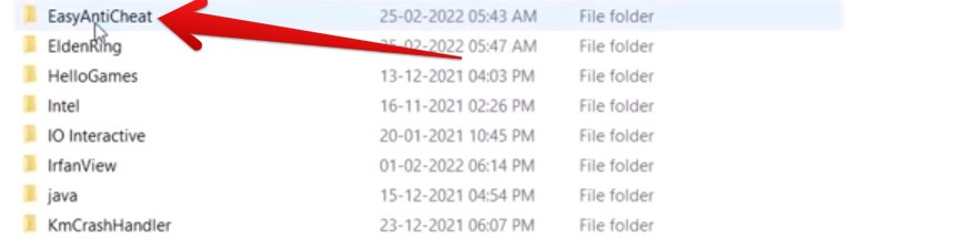 Getting to the "EasyAntiCheat" Folder