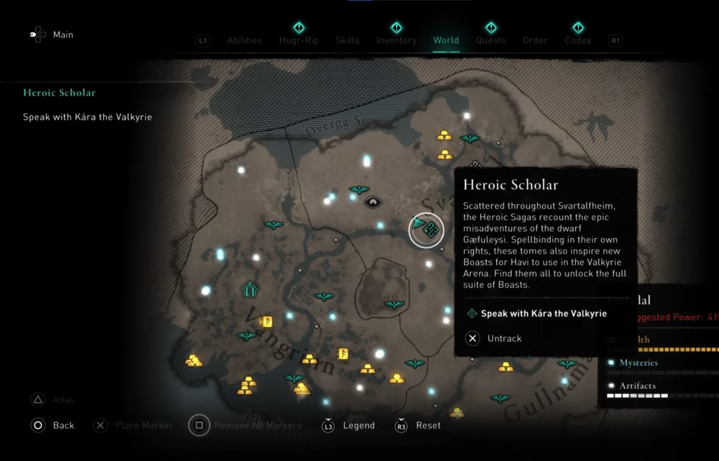 Heroic Scholar Quest AC Valhalla