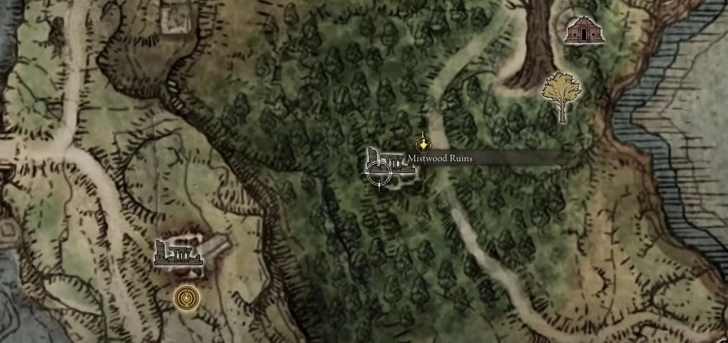 Mistwood Ruins Location