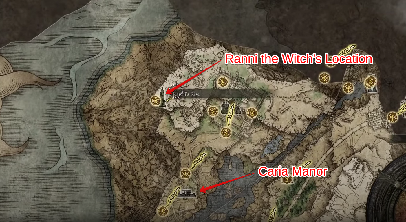 Ranni's Rise Location in Elden Ring