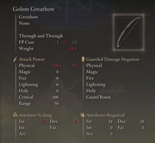 Greatbow Elden Ring