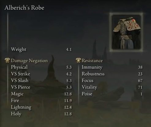 Elden Assassin Build Alberich's Robe