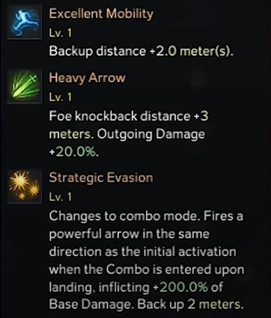 Evasive fire skill tripods list