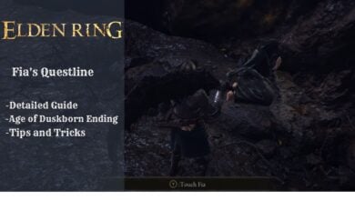 Elden Ring Fia questline