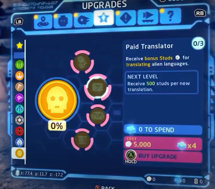 Lego Star Wars Paid Translator