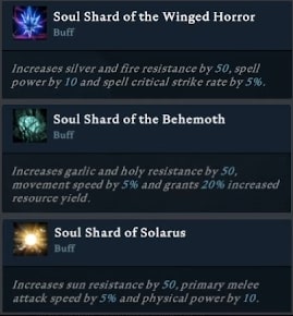 Soul Shards in game -V Rising Soul Shards