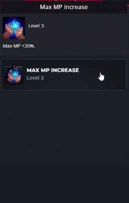 Max MP Increase