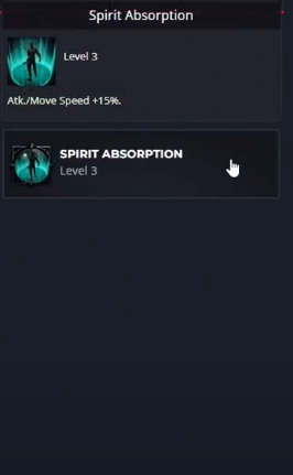 Spirit Absorption