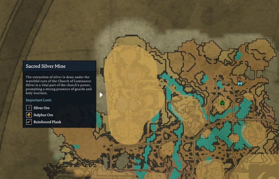 location-sacred silver mine-silverlight hills-v rising silver ore