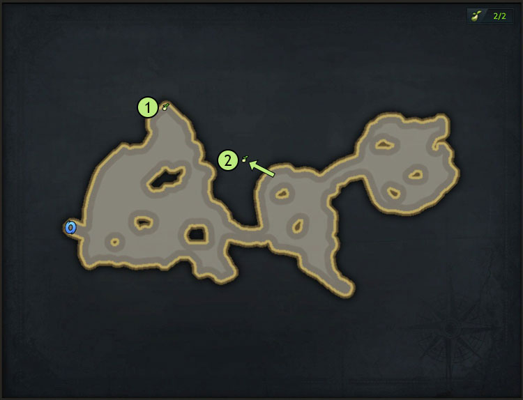 Map-Serenity island Mokoko Seeds Location