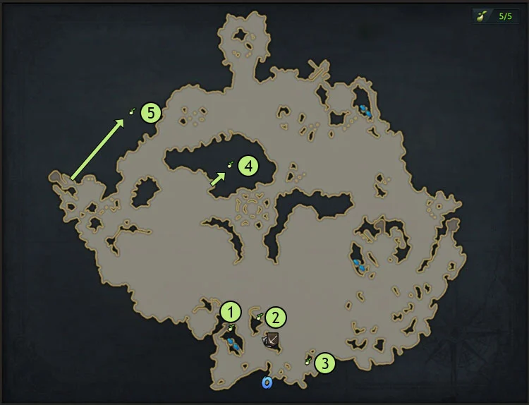 map-Azure Wind Island Mokoko Seeds Location