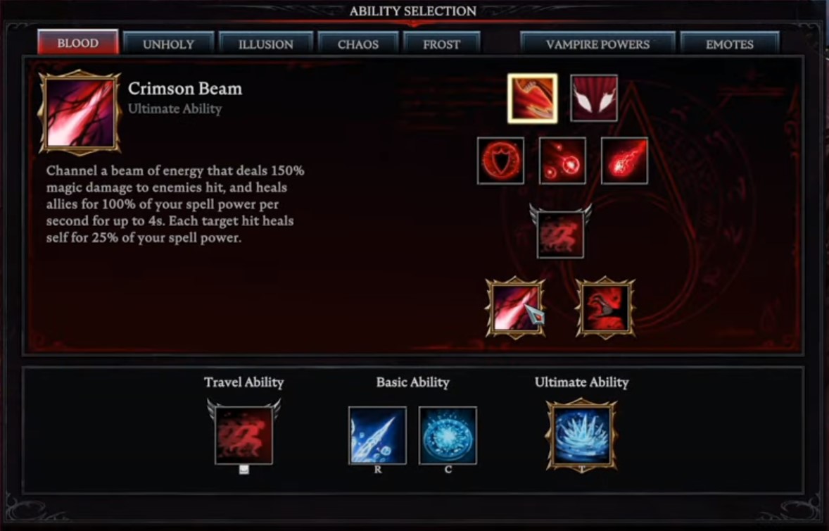 V Rising Ultimate Abilities