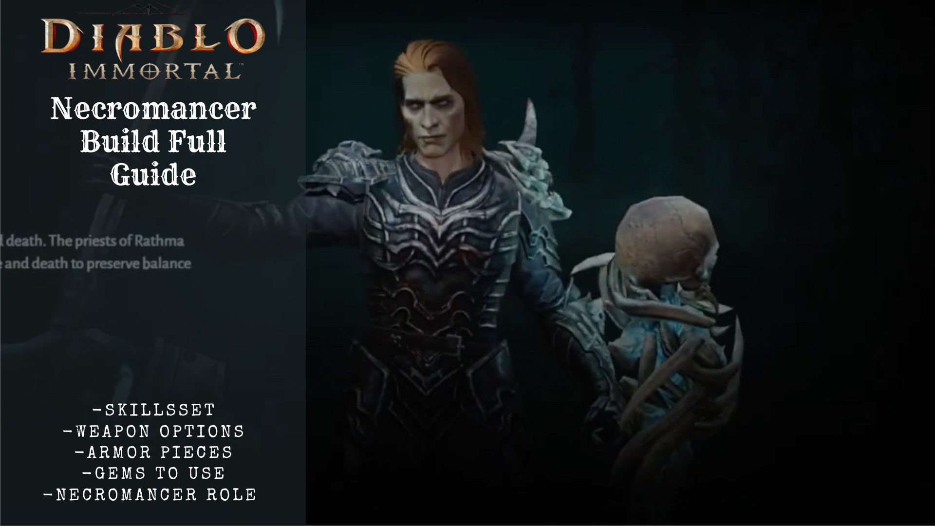 Diablo Immortal: Best Summoner Necromancer Build