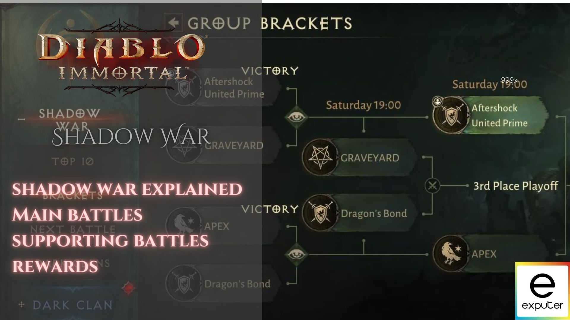 Diablo Immortal Shadow War guide: PvP clan tournament explained - Dexerto