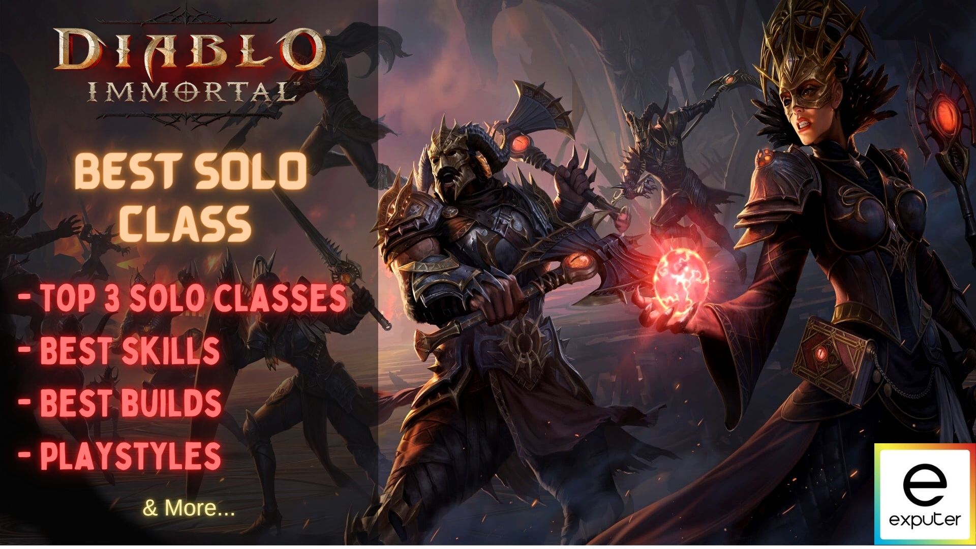 Diablo Immortal best solo class to start with