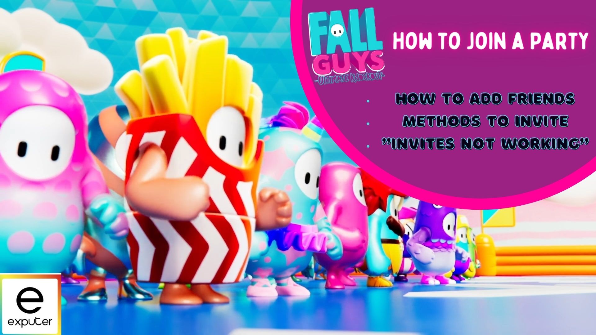 Fall Guys: How To Join a Party - PlayStation, Xbox, & Switch