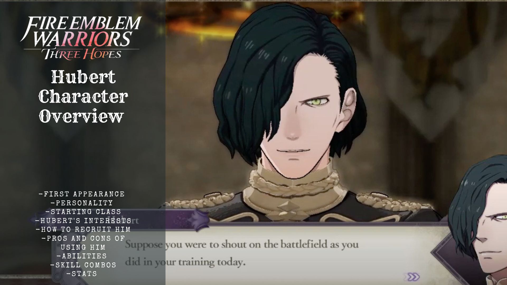 Fire emblem three hopes hubert