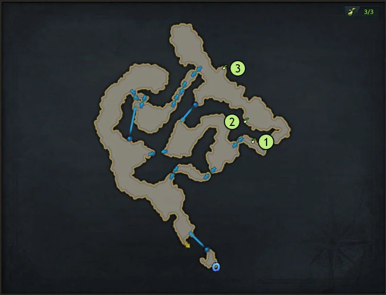 map-Foggy Ridge Island Mokoko Seeds Location