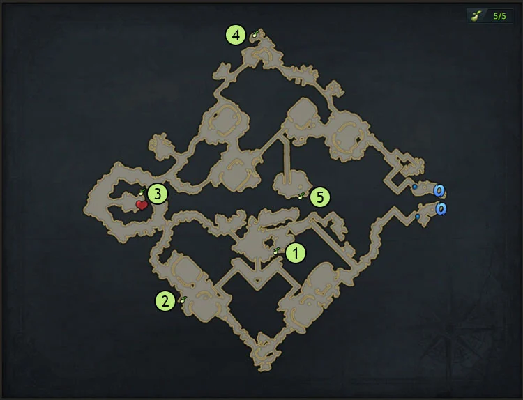 map-Goblin Island Mokoko Seeds Location