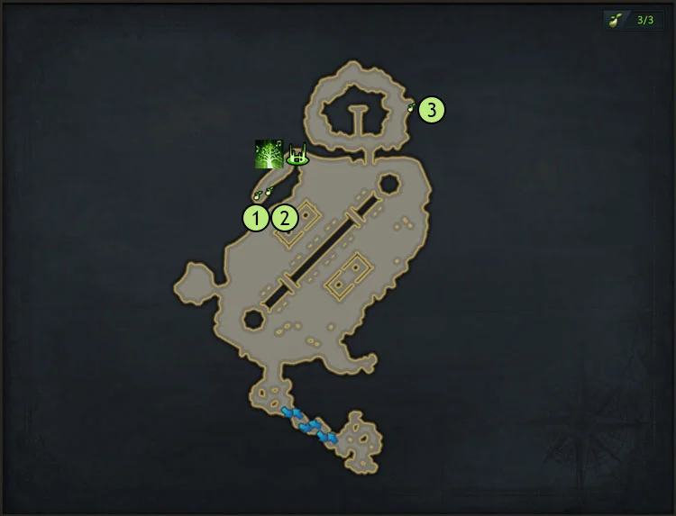 map-Harmony Island Mokoko Seeds Location