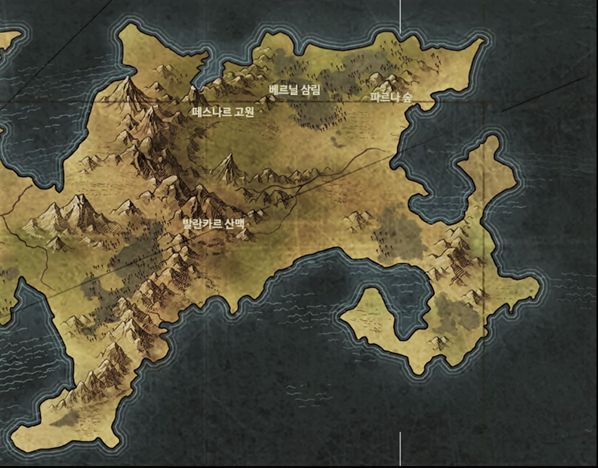 North Vern Map Lost Ark Continent
