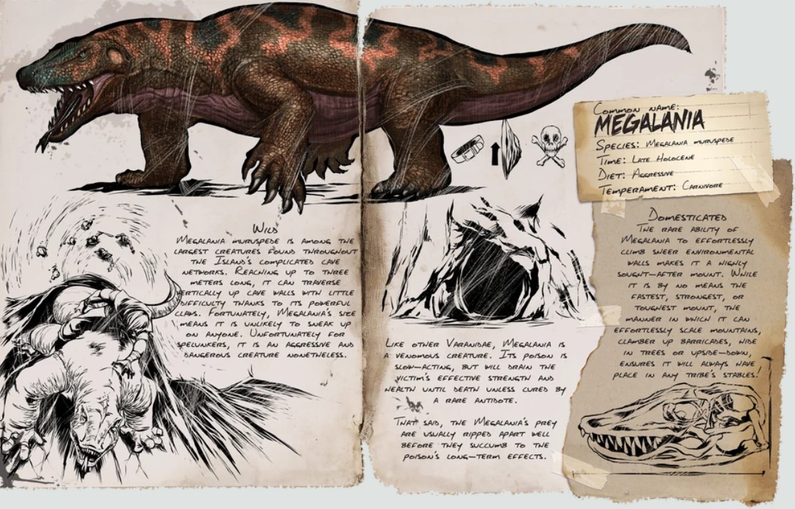 Ark Survival Evolved Fjordur Map: Megalania