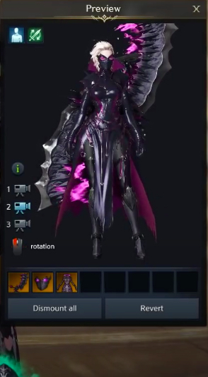 Lost Ark Shadowhunter Demonic Skin