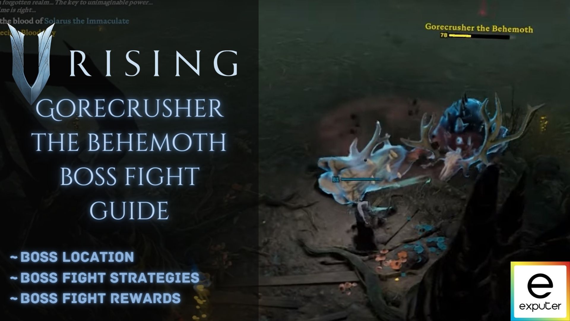 V Rising Gorecrusher The Behemoth: Fight & Location