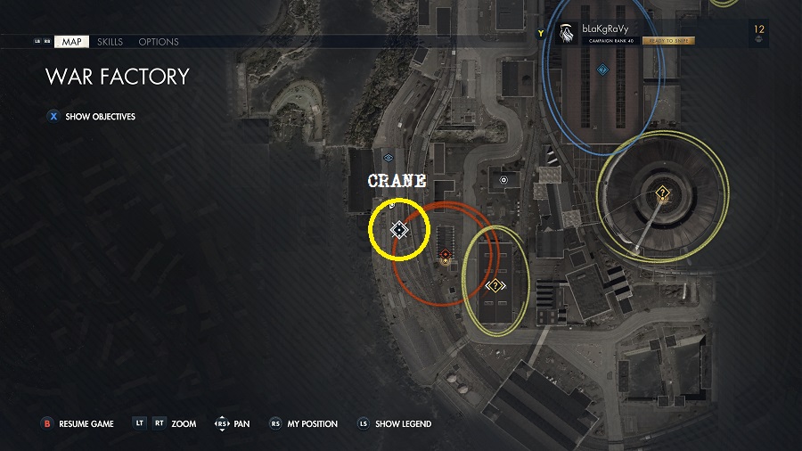 killing crane operator war factory mission