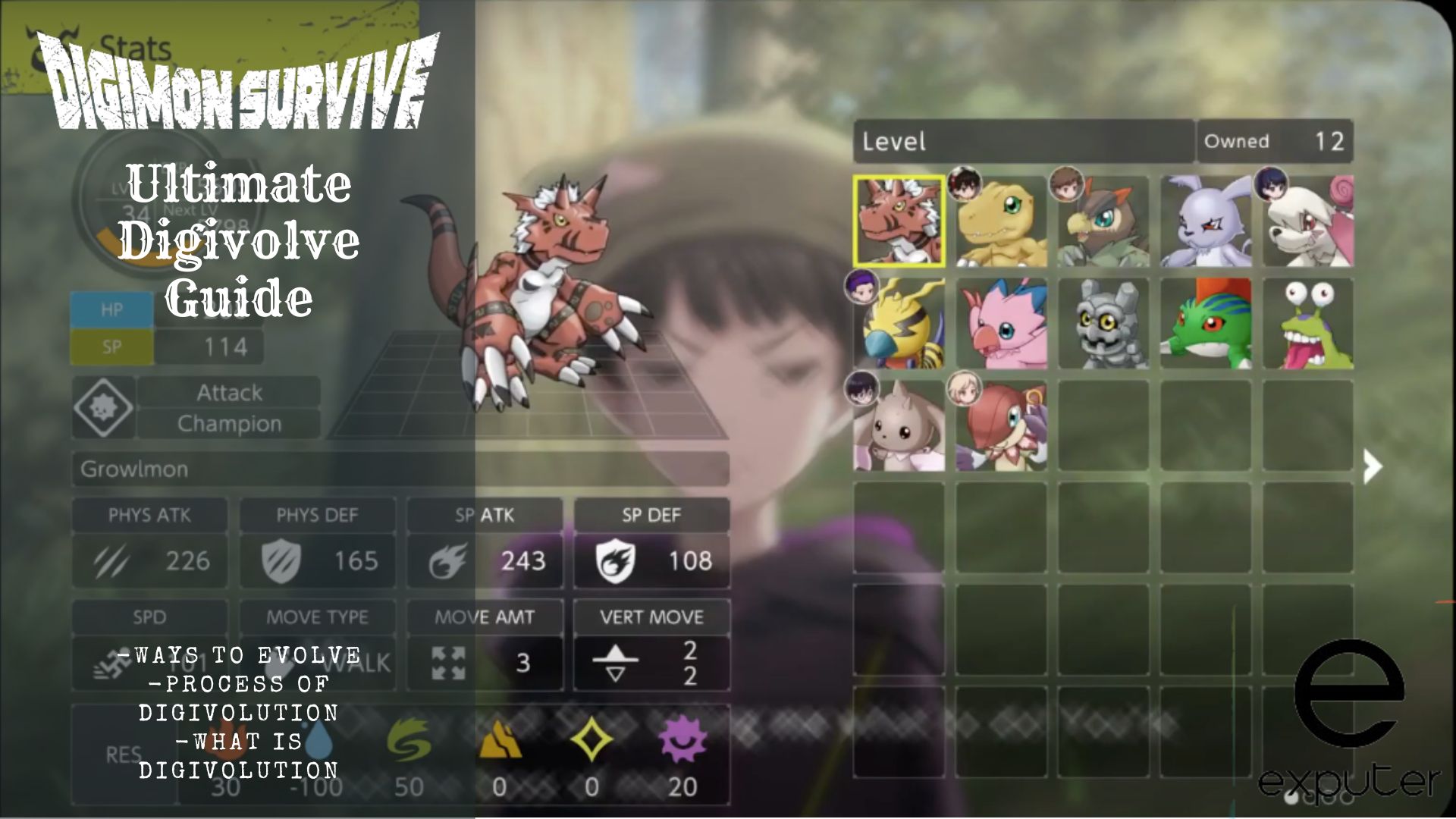 What is the level cap in Digimon Survive?