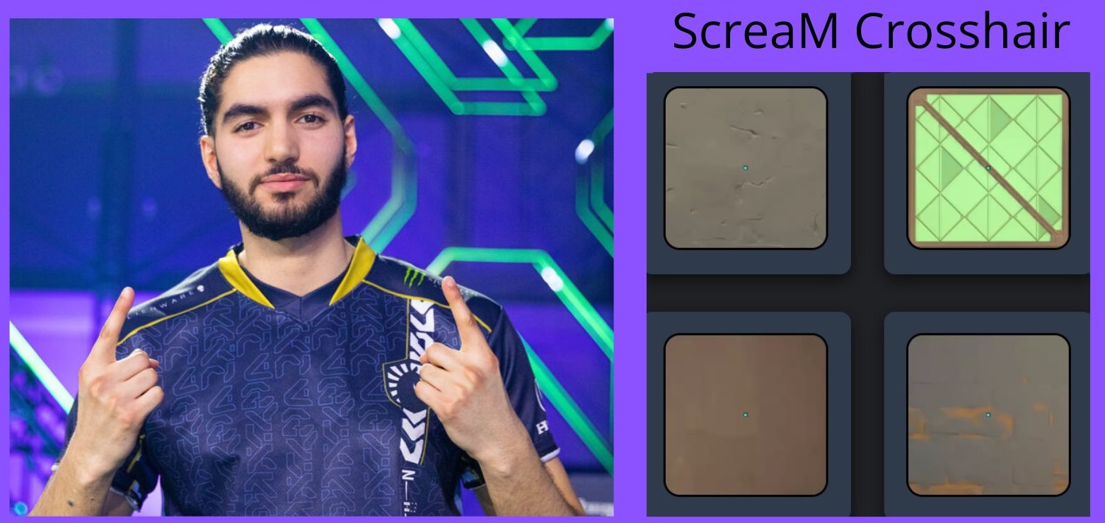 ScreaM's crosshair settings.