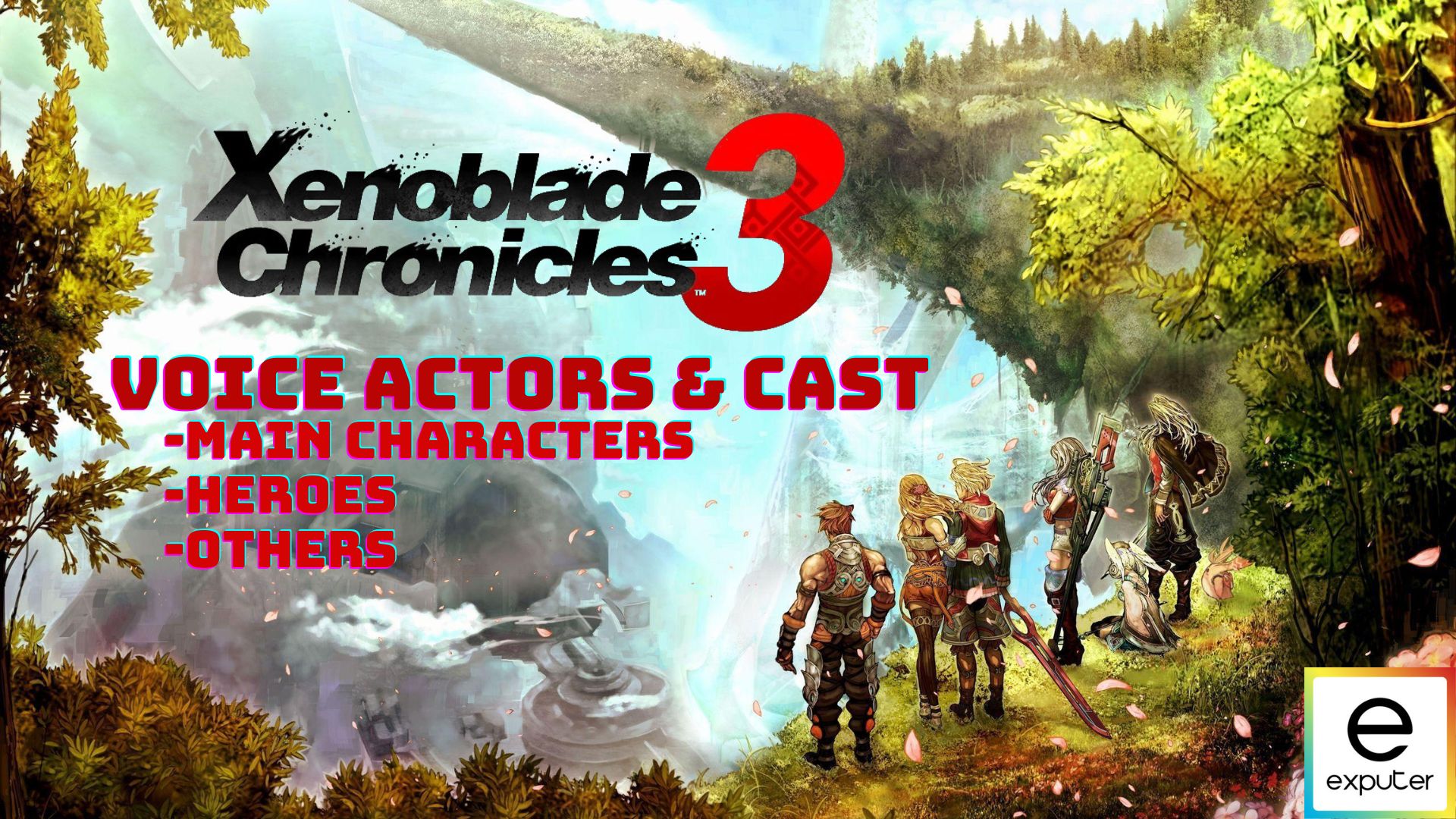 All voice actors in Xenoblade Chronicles 3: Full voice cast revealed - Dot  Esports