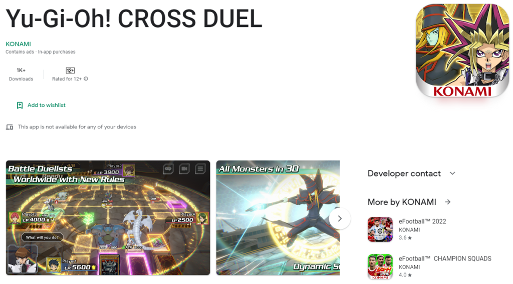 YuGiOh! Cross Duel Surprisingly Released On Android