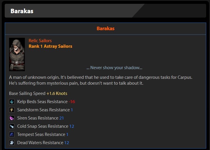 Barakas Sailor Lost Ark