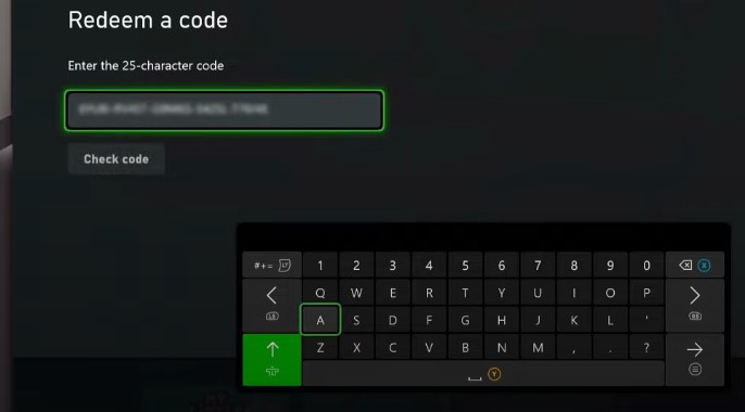 redeem code for xboxx