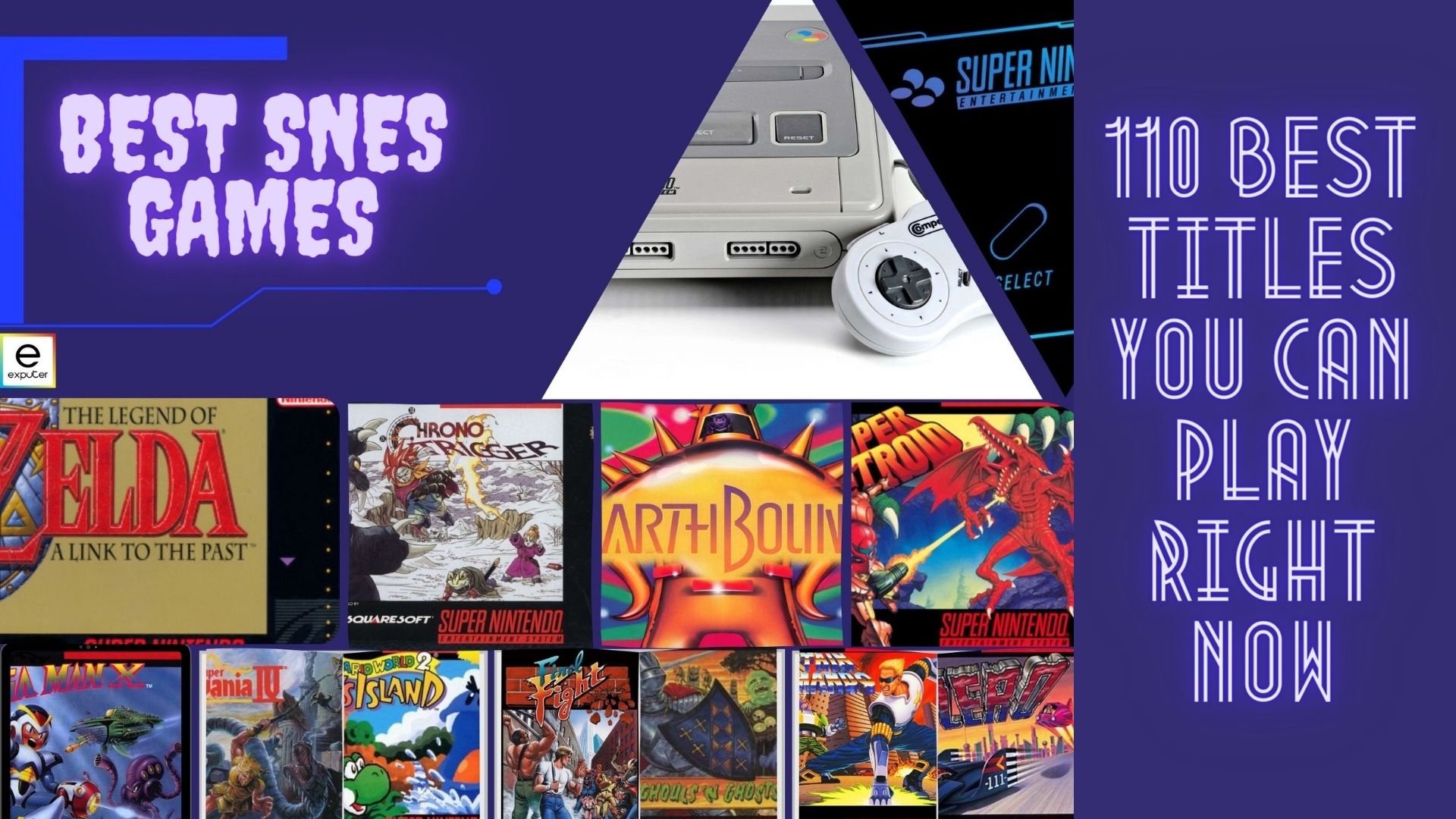 Top 110 BEST SNES Games of All Time 