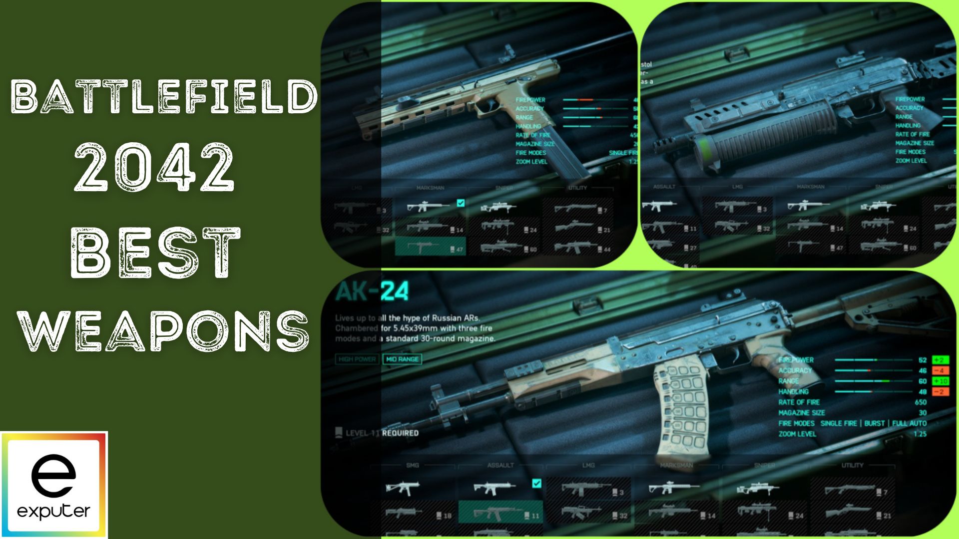battlefield 2042 best weapons
