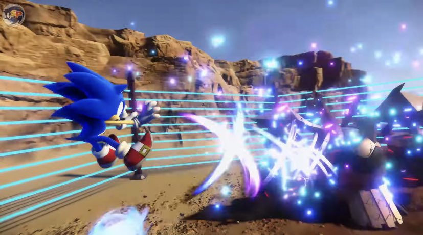 Sonic Frontiers gameplay showcases bosses and platforming