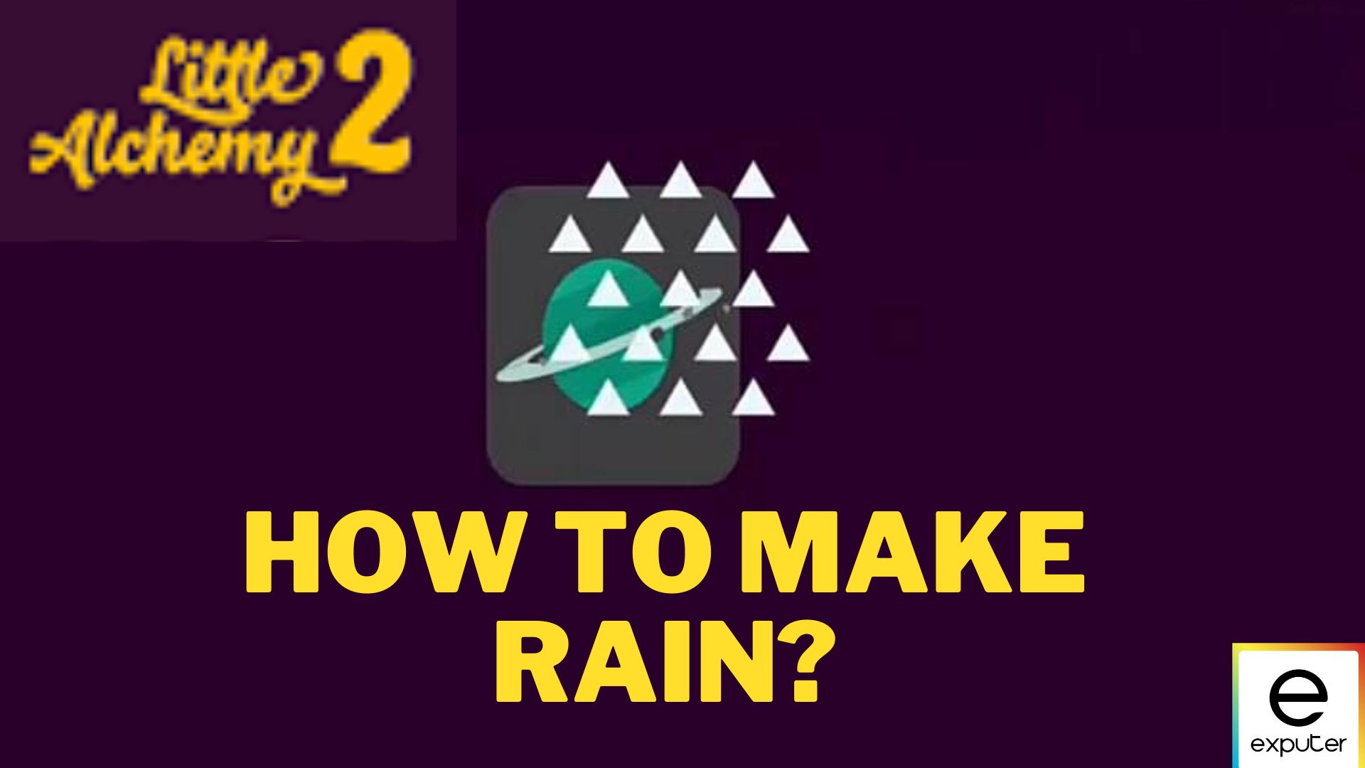 Little Alchemy 2: How To Make Rain [Explained] 