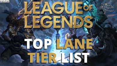 Tier List of LoL Top Laners