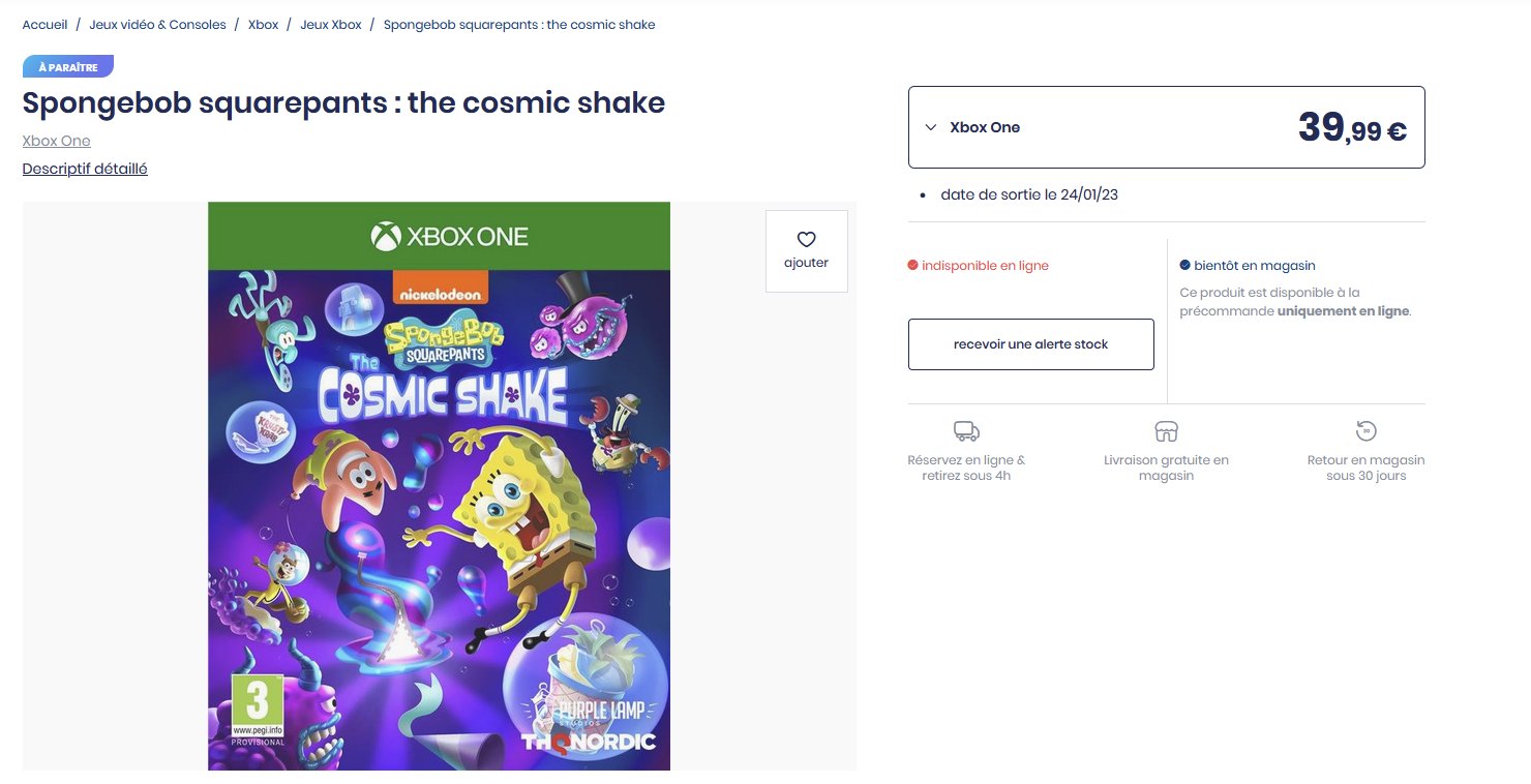 SpongeBob SquarePants: The Cosmic Shake