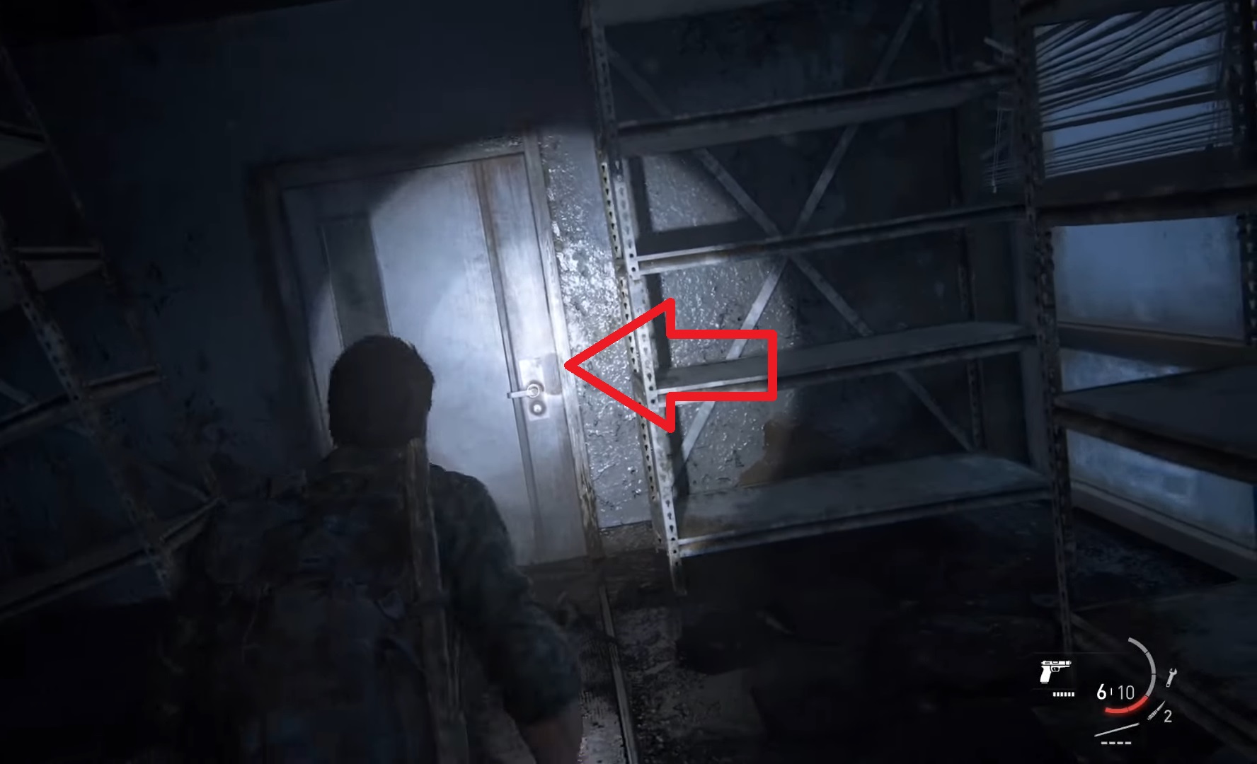 1st Shiv Door in Last of Us Part 1.