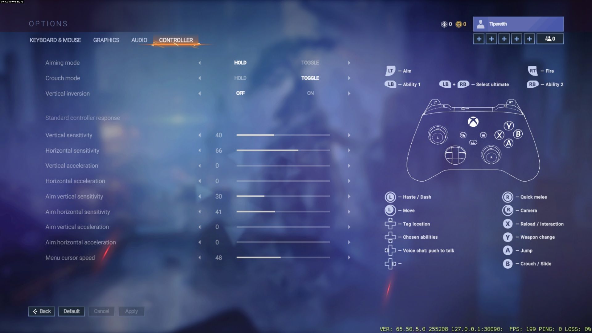 Best Controller Settings