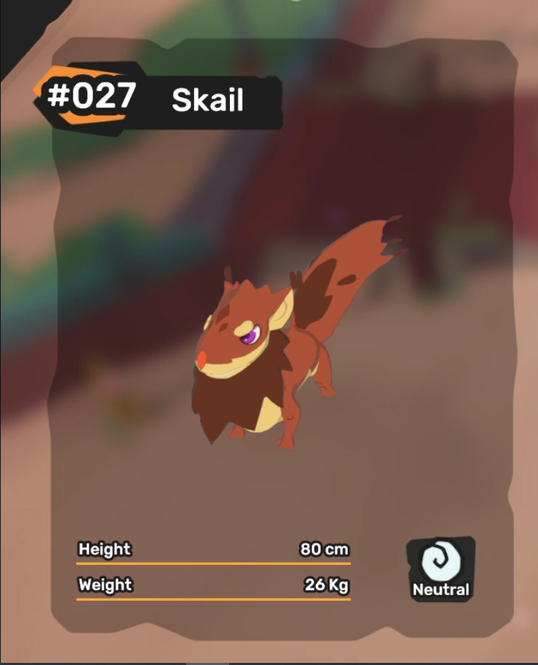 weasel looking Temtem