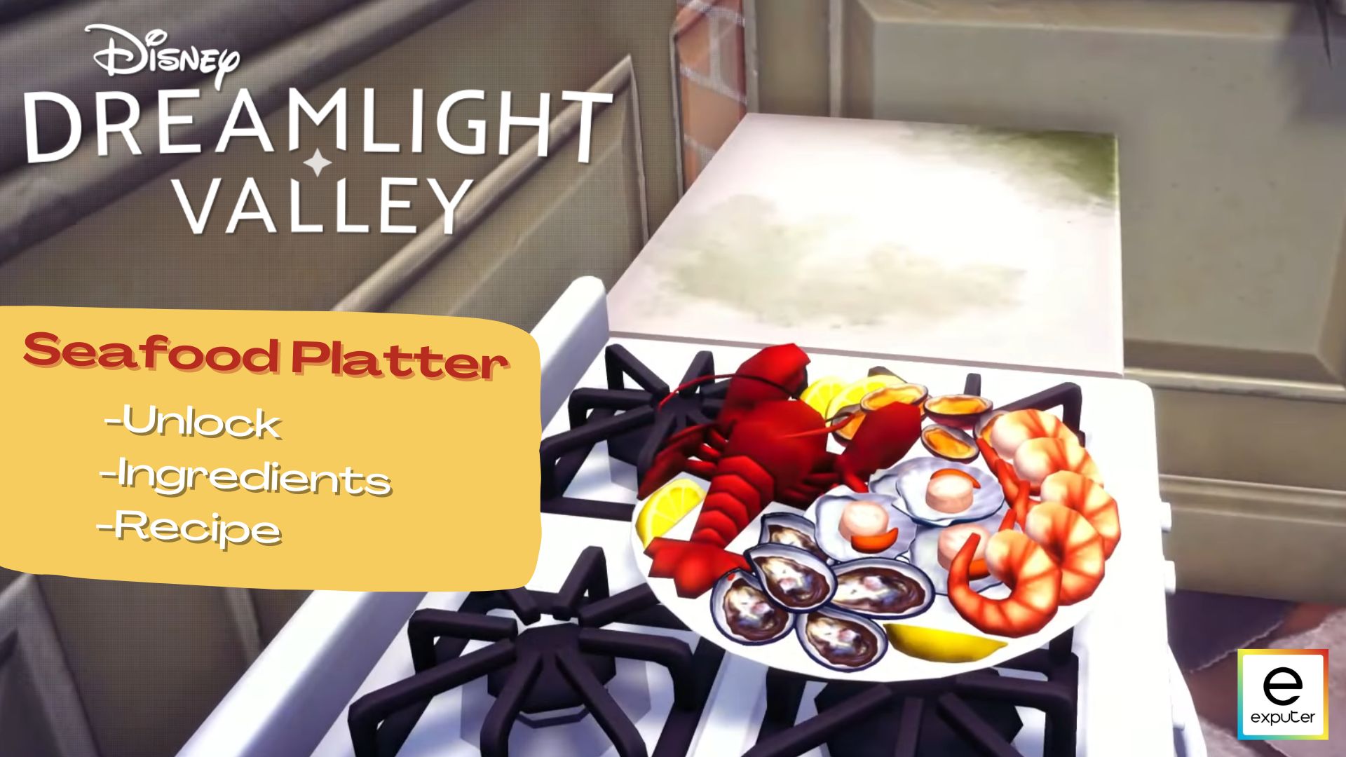 Disney Dreamlight Valley Seafood Platter [Recipe] - eXputer.com